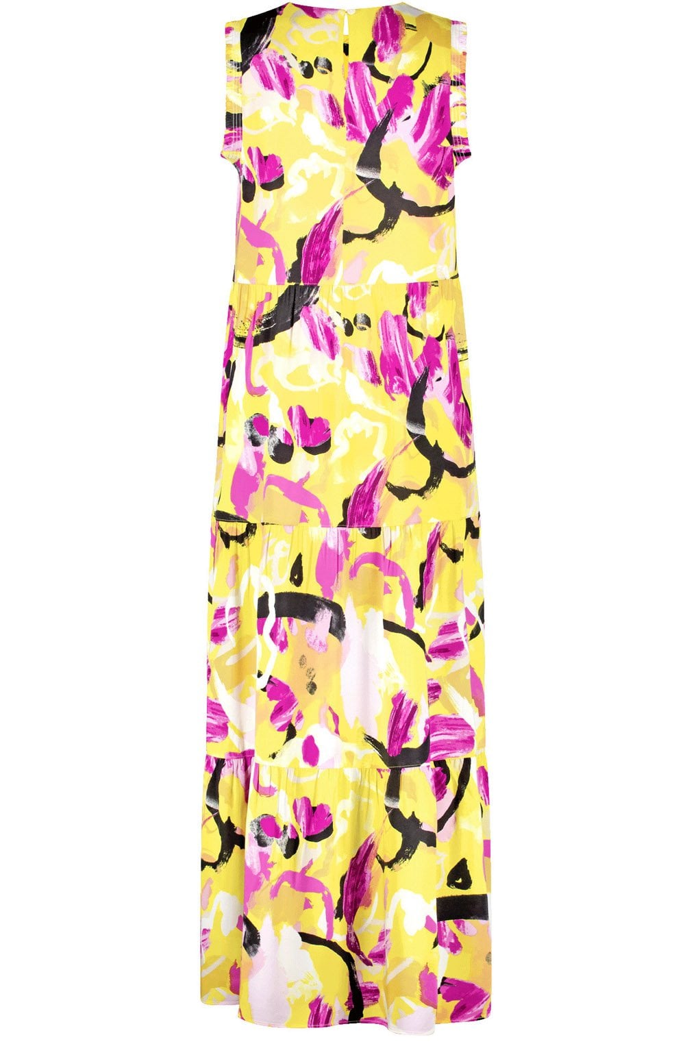 Fresh Lemon Sleeveless Maxi Dress