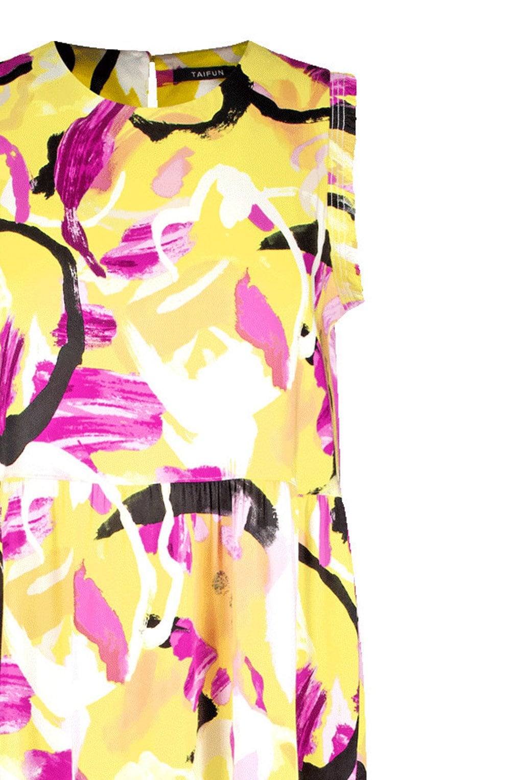 Fresh Lemon Sleeveless Maxi Dress