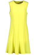 Fresh Lemon Trumpet Midi Dress