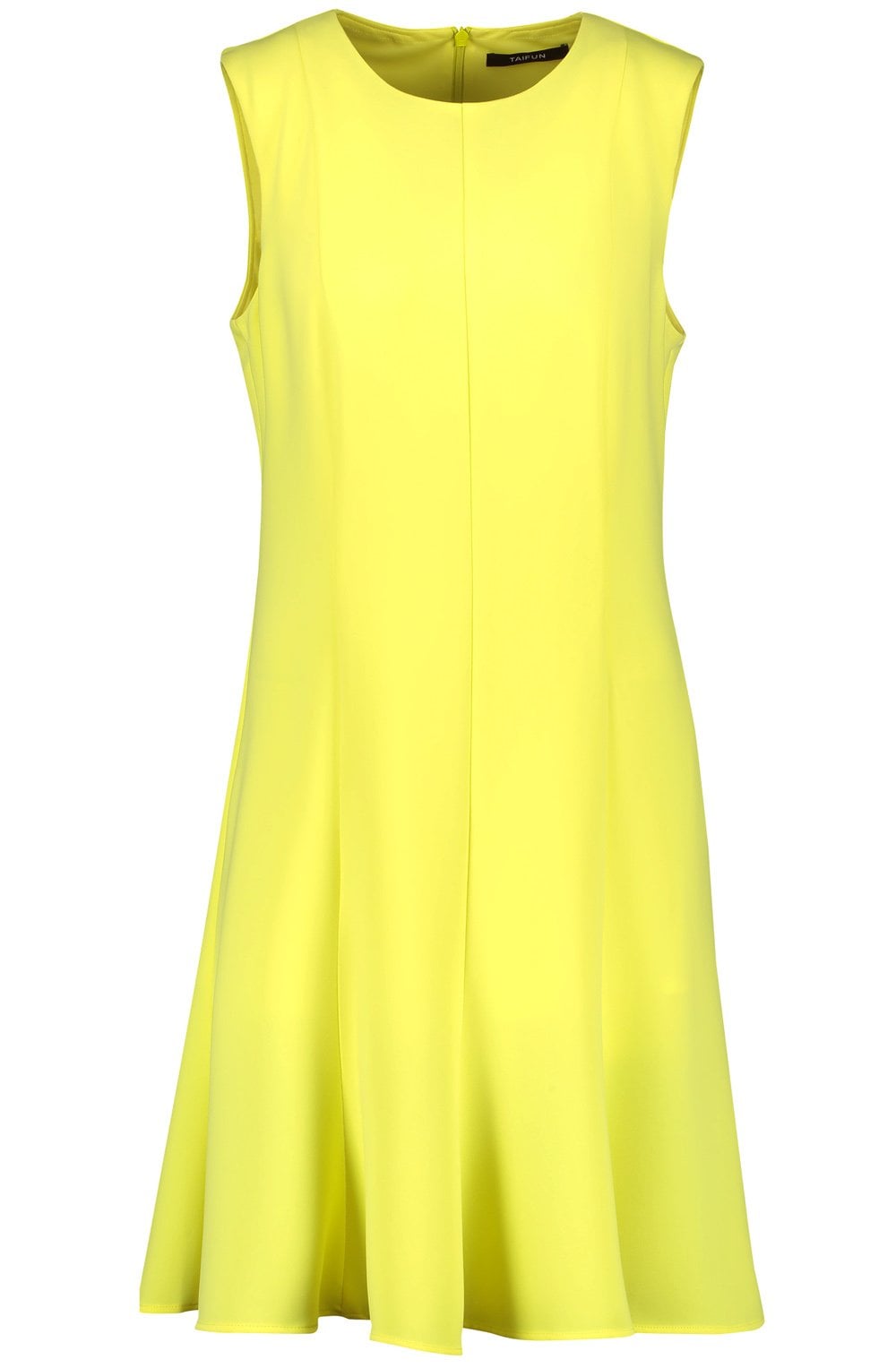 Fresh Lemon Trumpet Midi Dress