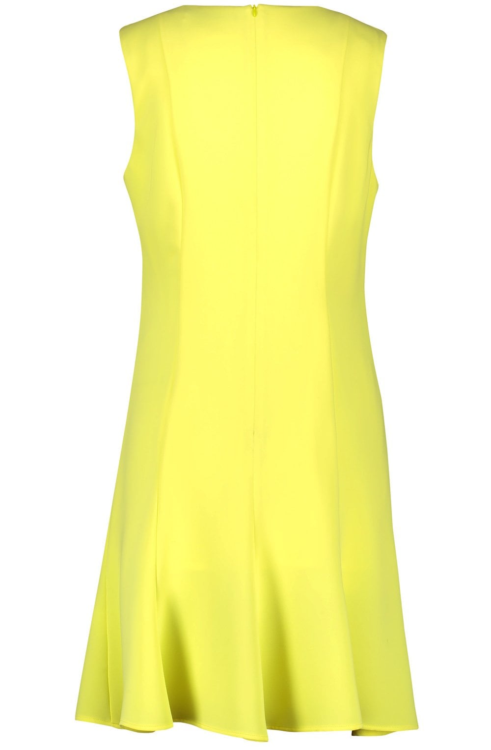 Fresh Lemon Trumpet Midi Dress