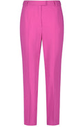 Fuchsia Length Slim Leg Trousers