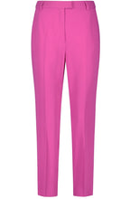 Fuchsia Length Slim Leg Trousers