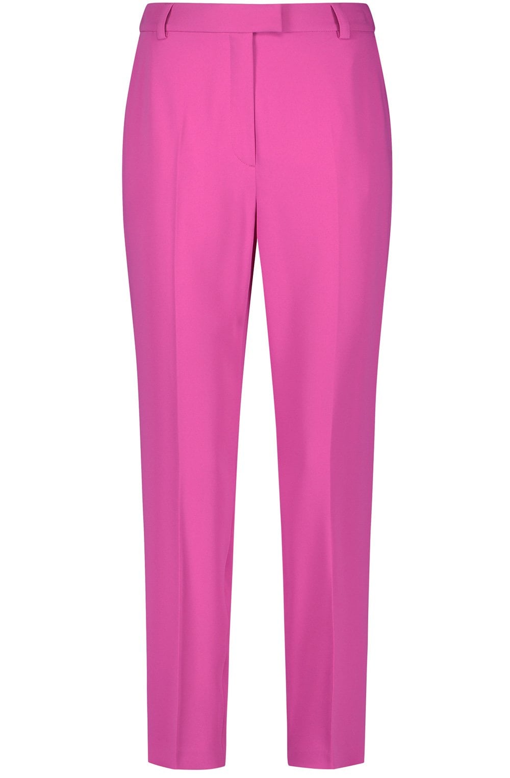 Fuchsia Length Slim Leg Trousers