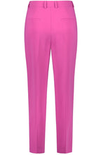 Fuchsia Length Slim Leg Trousers