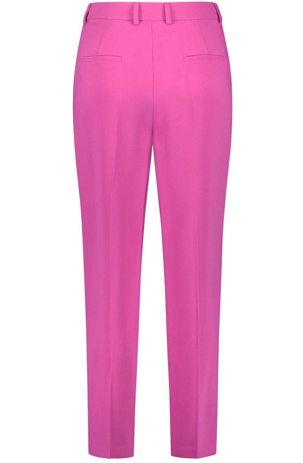 Fuchsia Length Slim Leg Trousers