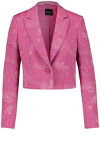 Fuchsia Jacquard Bolero Blazer