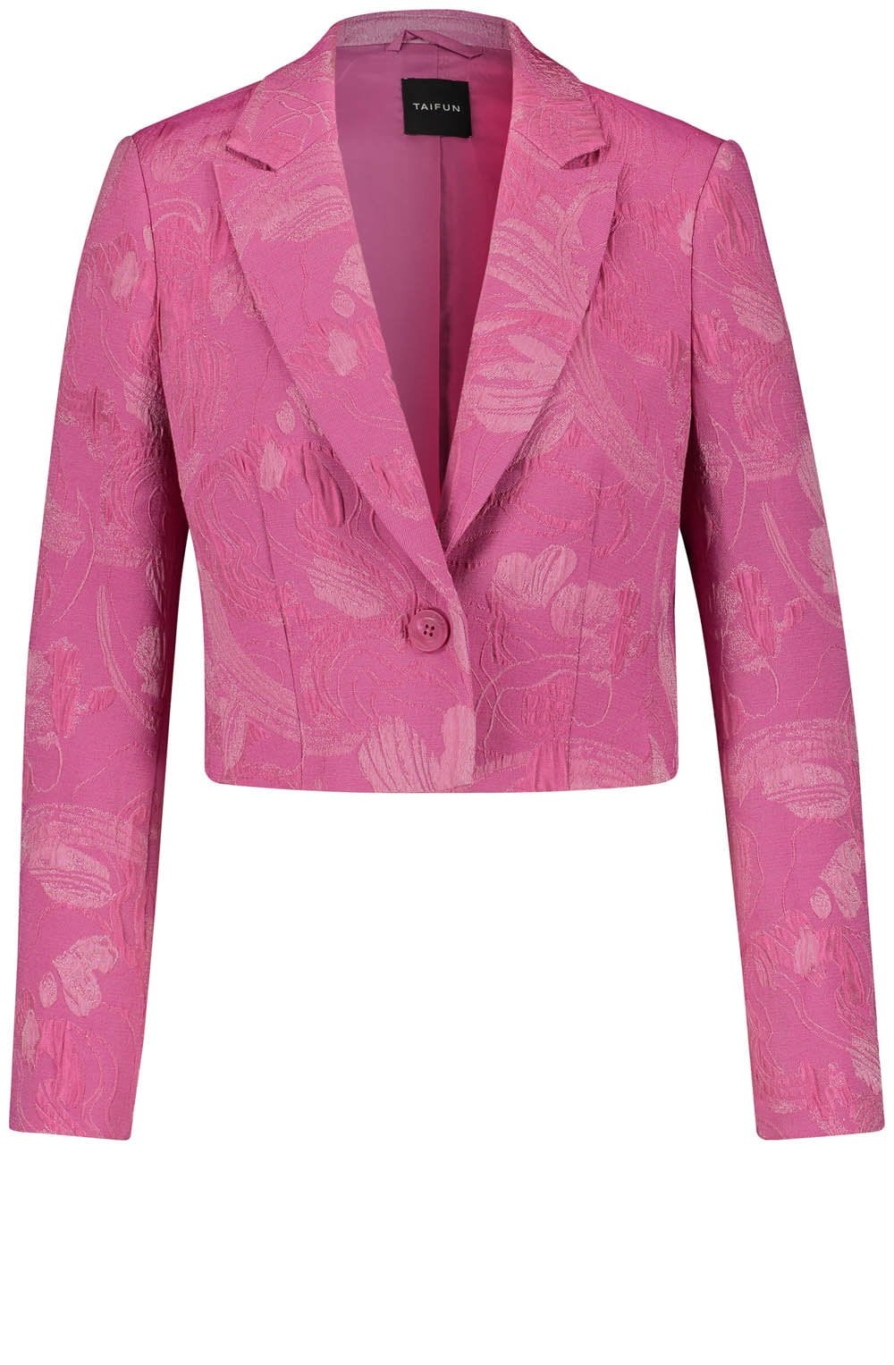 Fuchsia Jacquard Bolero Blazer