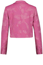 Fuchsia Jacquard Bolero Blazer