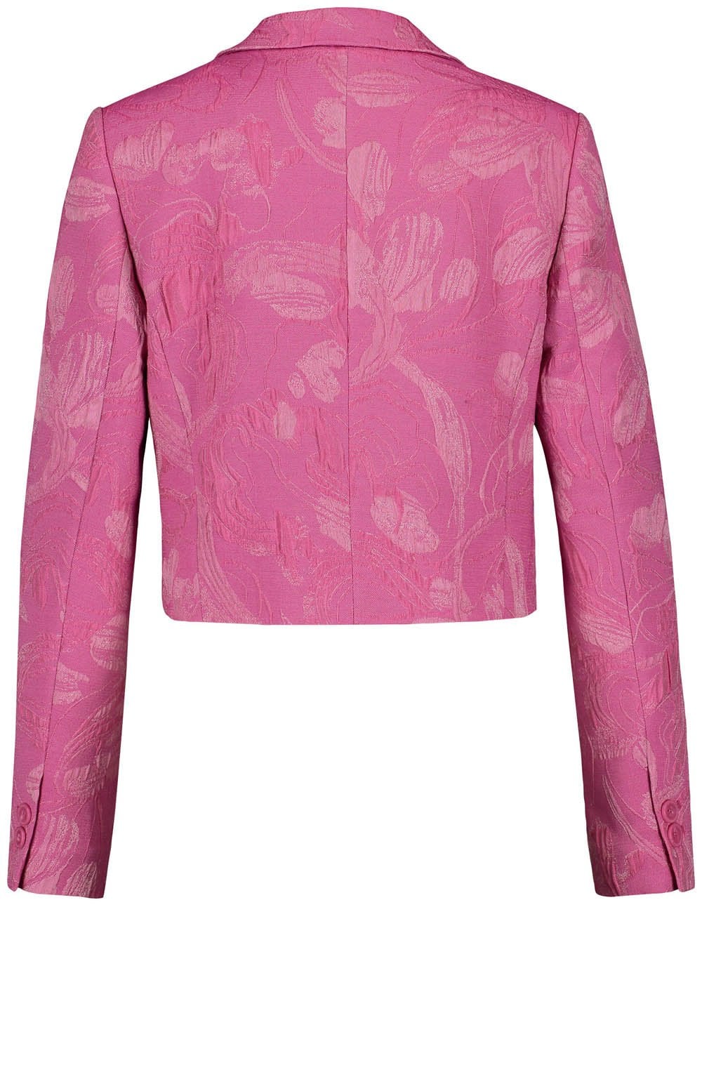 Fuchsia Jacquard Bolero Blazer
