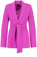 Fuchsia Tie Around Blazer