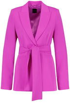 Fuchsia Tie Around Blazer