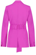 Fuchsia Tie Around Blazer