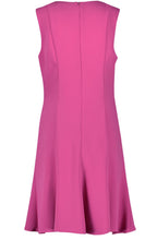 Fuchsia Trumpet Midi Dress