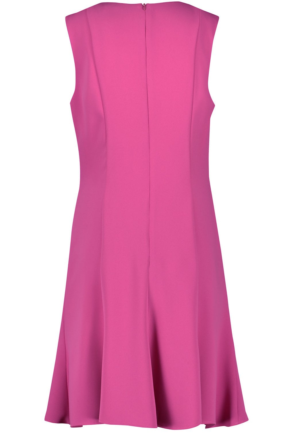Fuchsia Trumpet Midi Dress