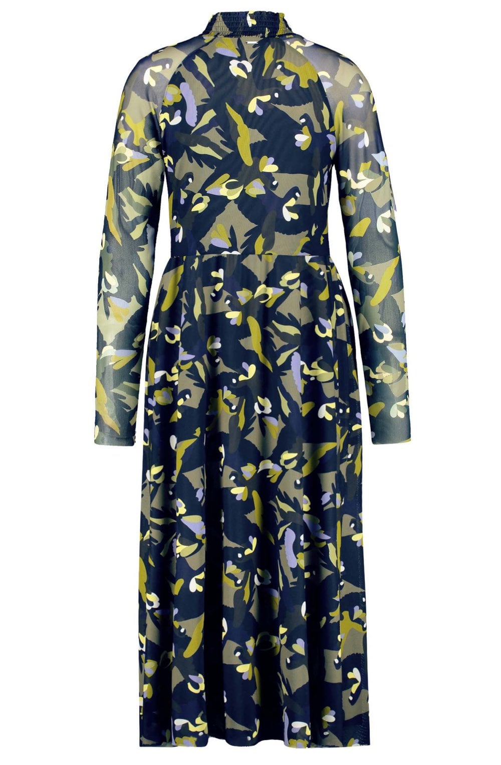 Green Bold Print Maxi Dress