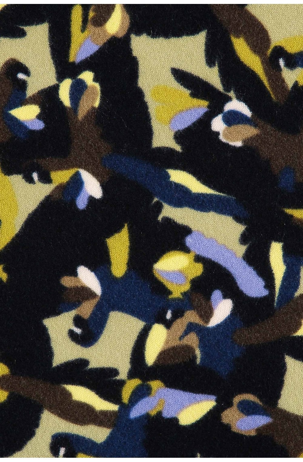 Green Bold Print Scarf