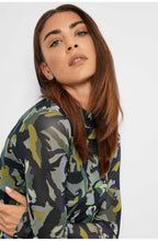 Green Bold Print Top