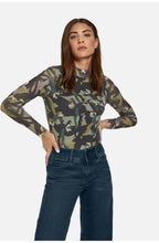 Green Bold Print Top