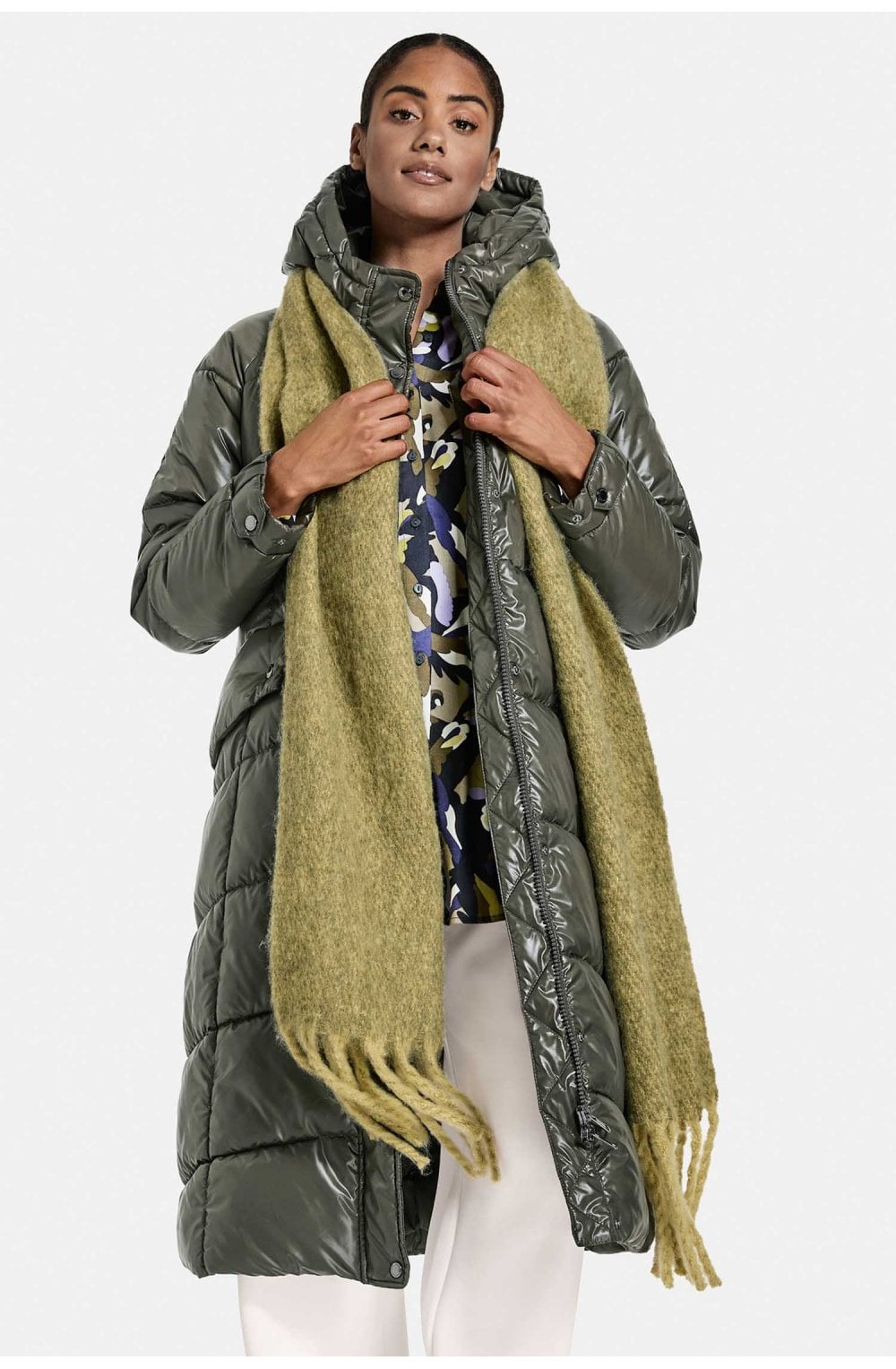 Green Chunky Scarf