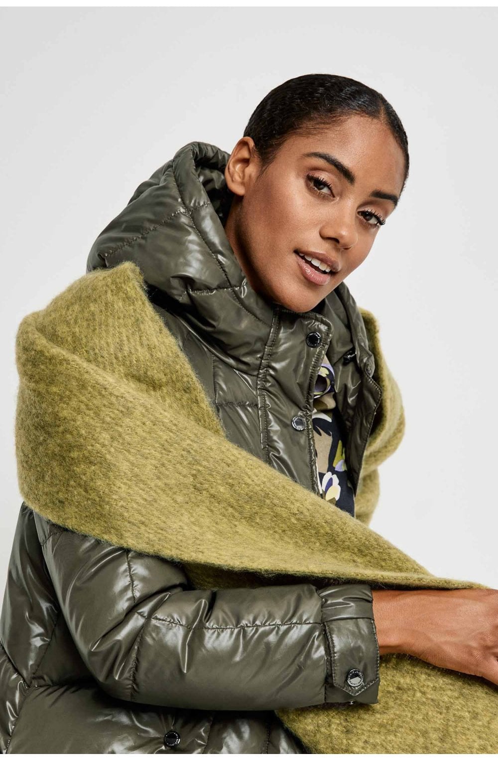 Green Chunky Scarf