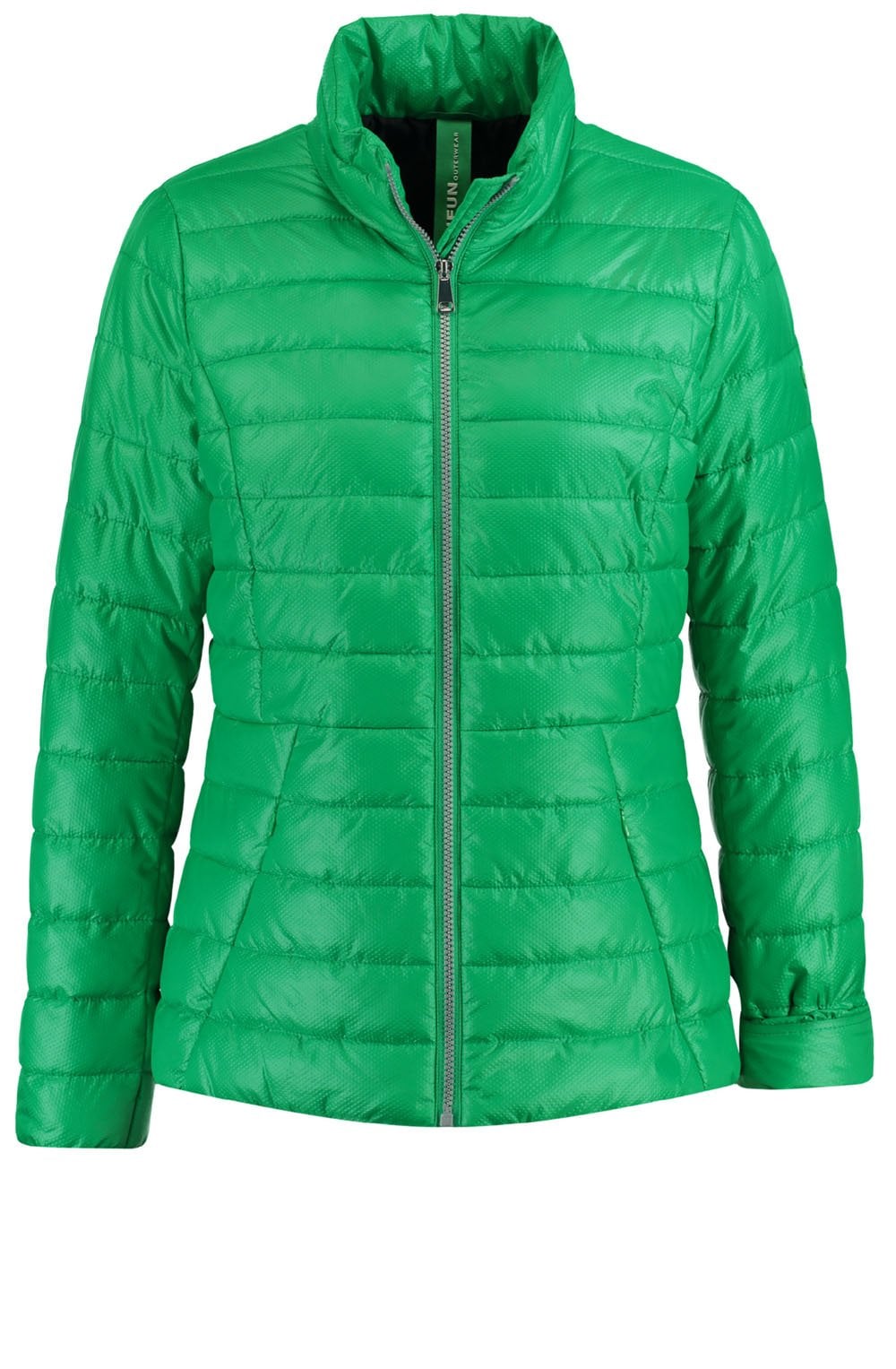 Green Quilted Coat