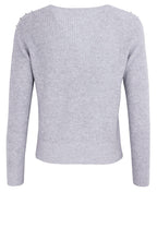 Grey Bead Detailed Sweater