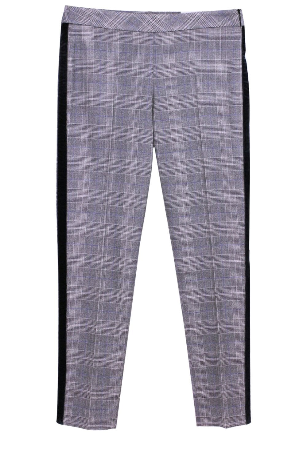 Grey Check Trousers