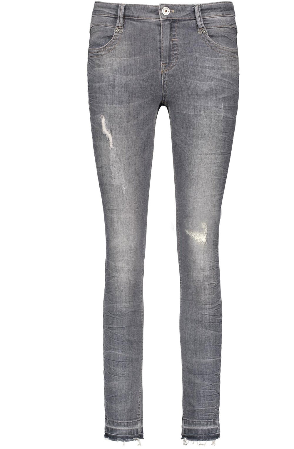 Grey Distressed Jeans