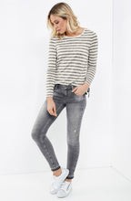 Grey Distressed Jeans