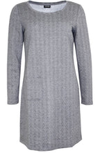 Grey Embossed Dress