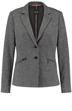 Grey Fine Check Jacket