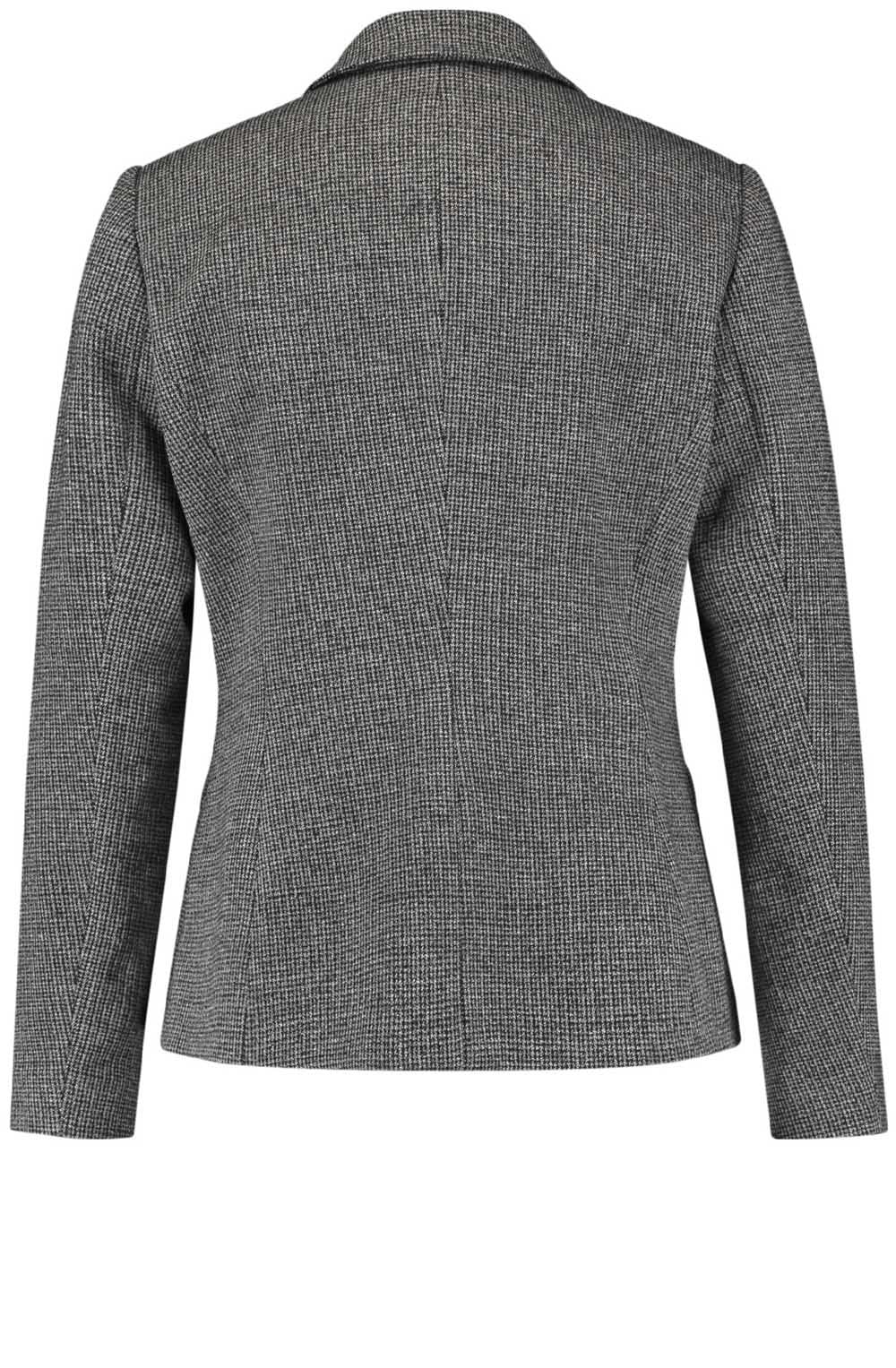 Grey Fine Check Jacket