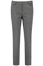 Grey Fine Check Trousers