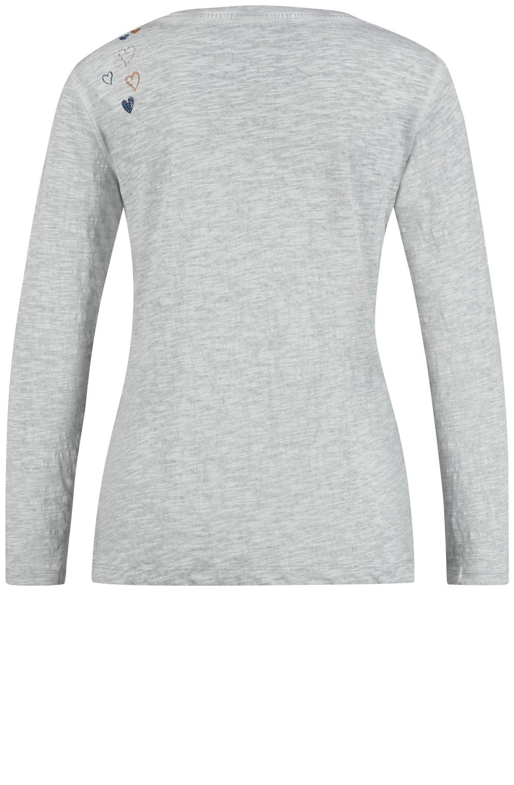 Grey Heart Design T Shirt