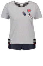 Grey Marl Jersey T Shirt