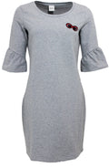 Grey Stretch Jersey Dress