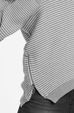 Grey Striped Sweater