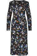 Heather Blue Blurred Dress