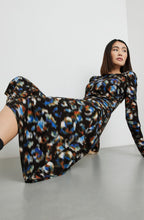 Heather Blue Blurred Dress