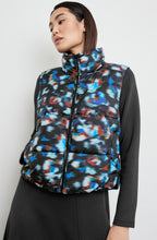 Heather Blue Blurred Gilet