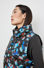 Heather Blue Blurred Gilet