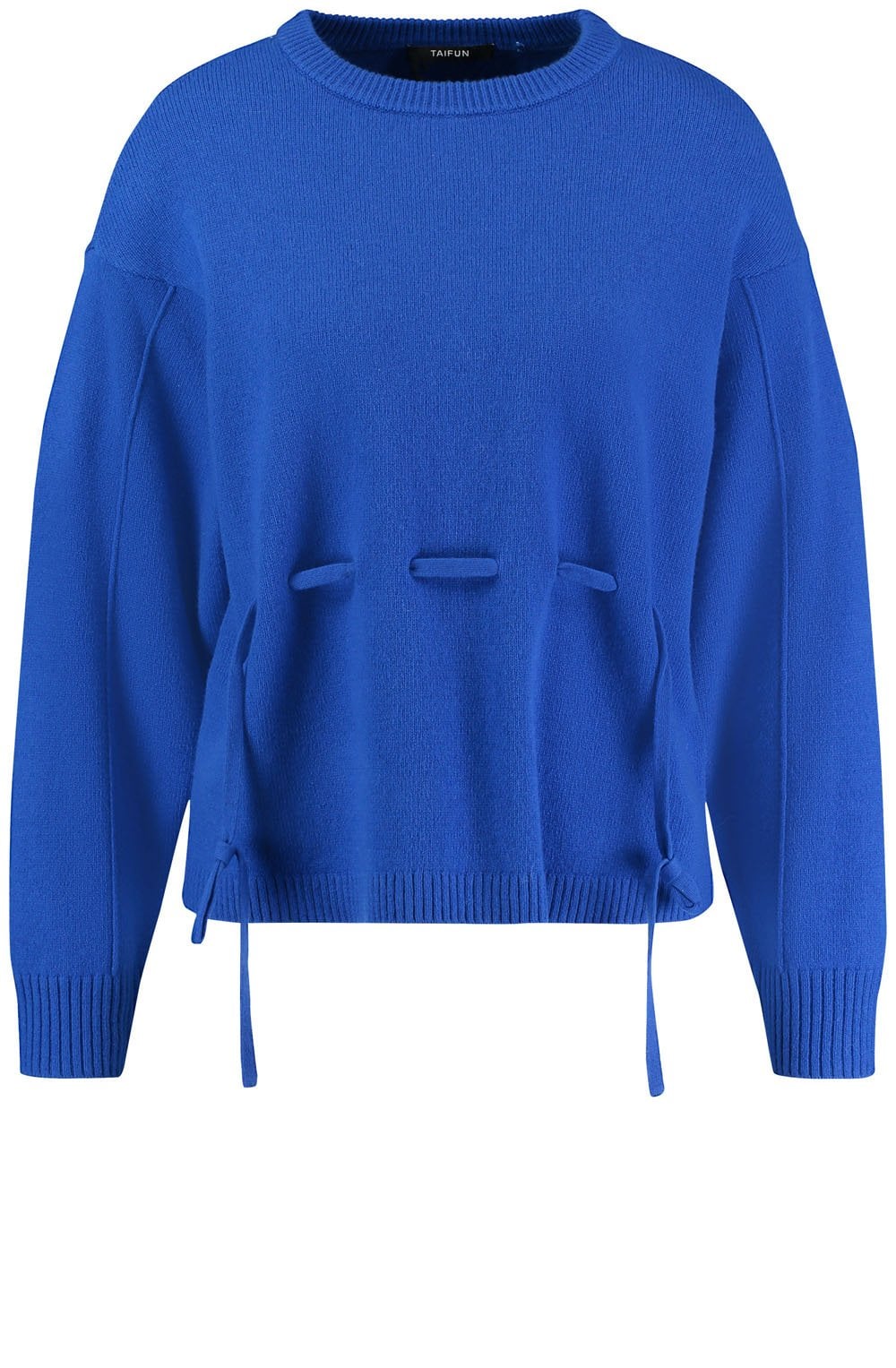 Heather Blue Decorative Ties Jumper