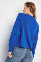 Heather Blue Decorative Ties Jumper