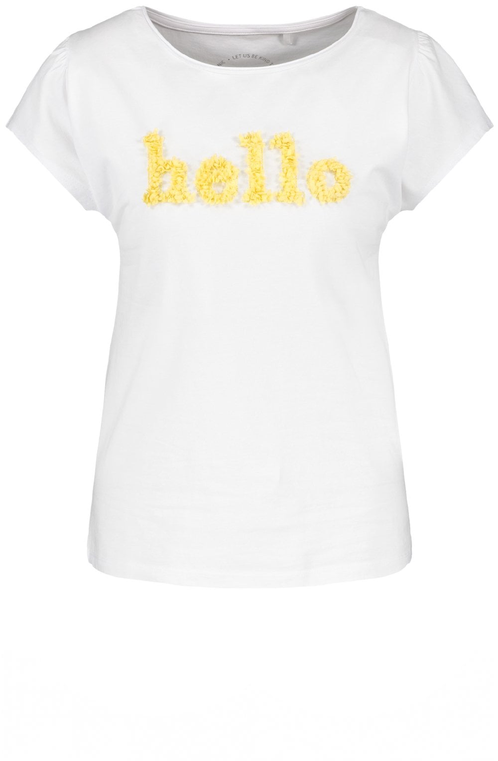 Hello Floral Flock T Shirt