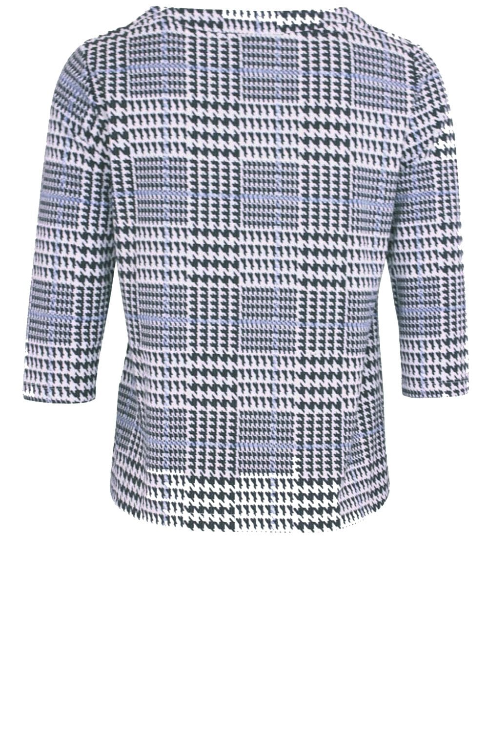 Hounds Tooth Print Top