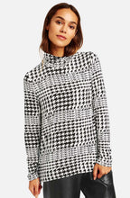 Houndstooth Jersey Top