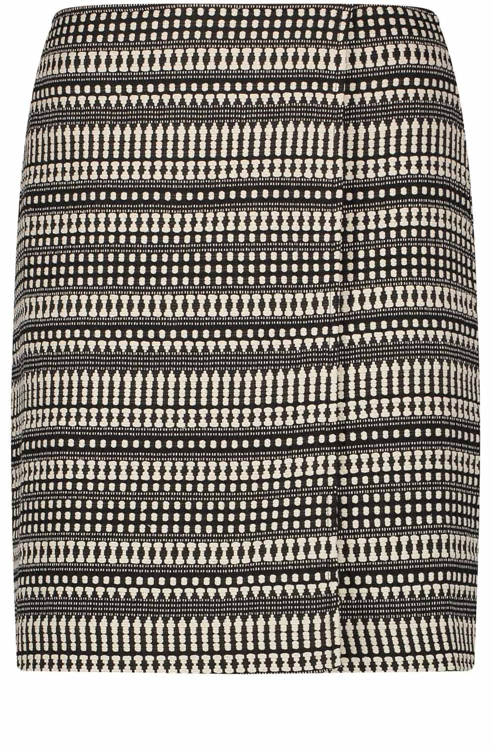 Jacquard Wrap Over Effect Skirt