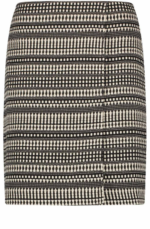 Jacquard Wrap Over Effect Skirt