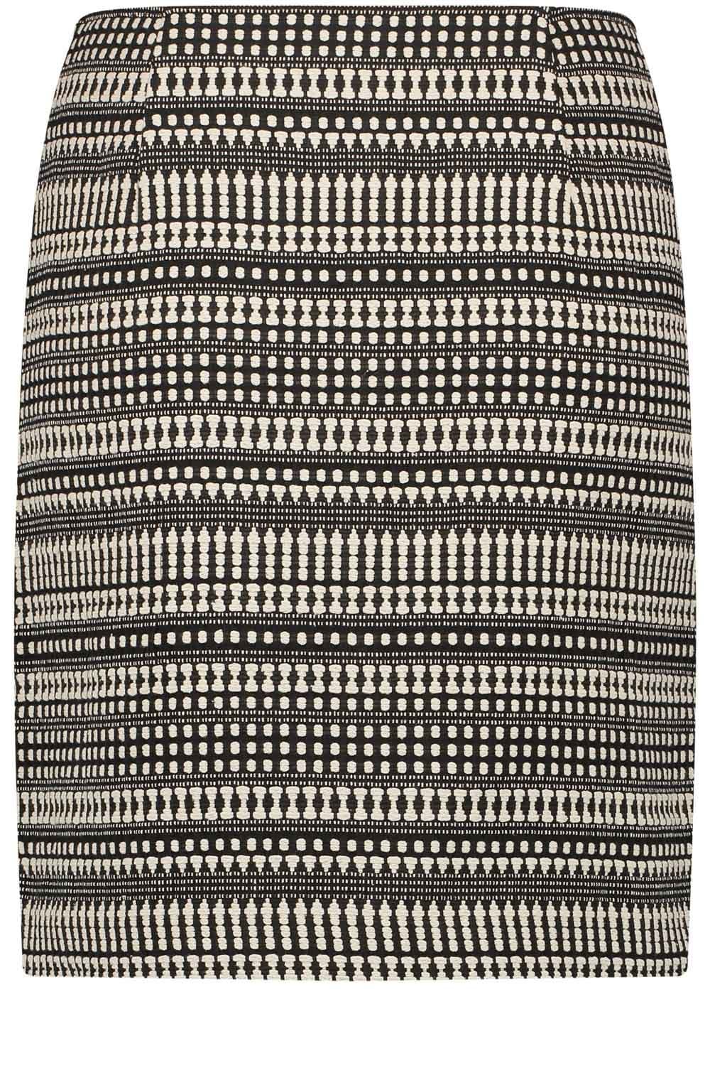 Jacquard Wrap Over Effect Skirt
